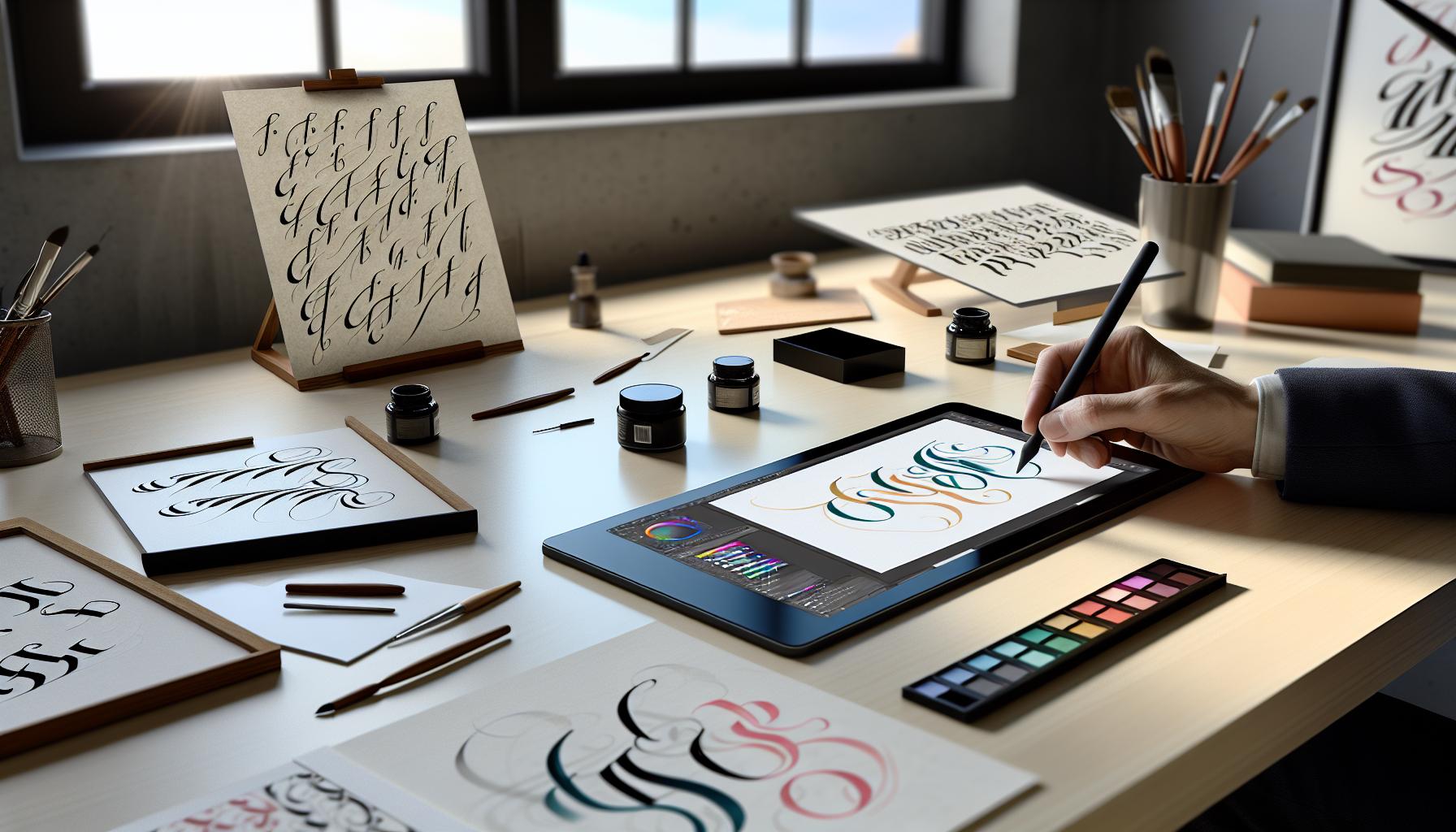 Exploring Advanced Techniques for Digital Calligraphy