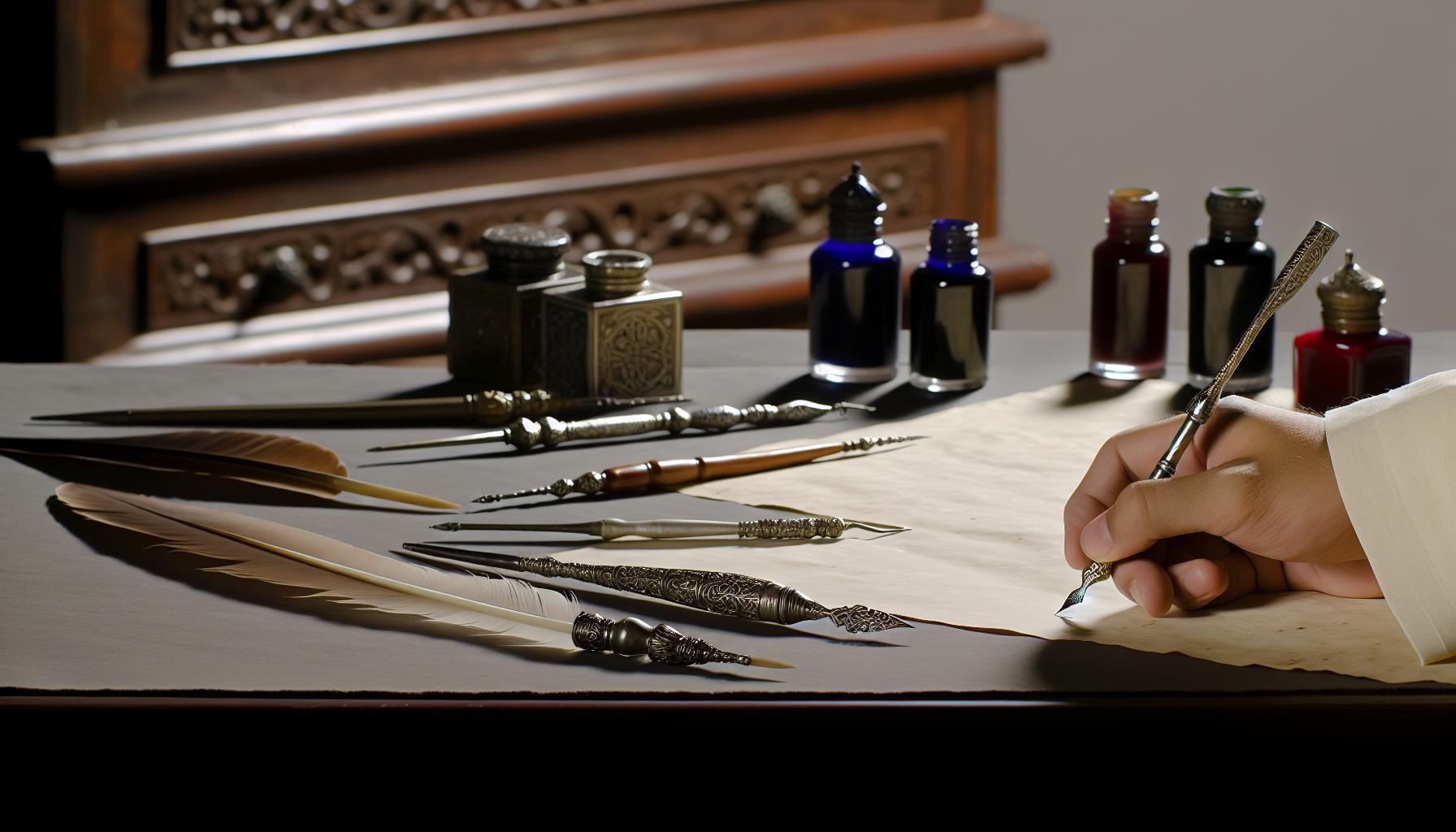 Exploring Traditional Calligraphy Pens