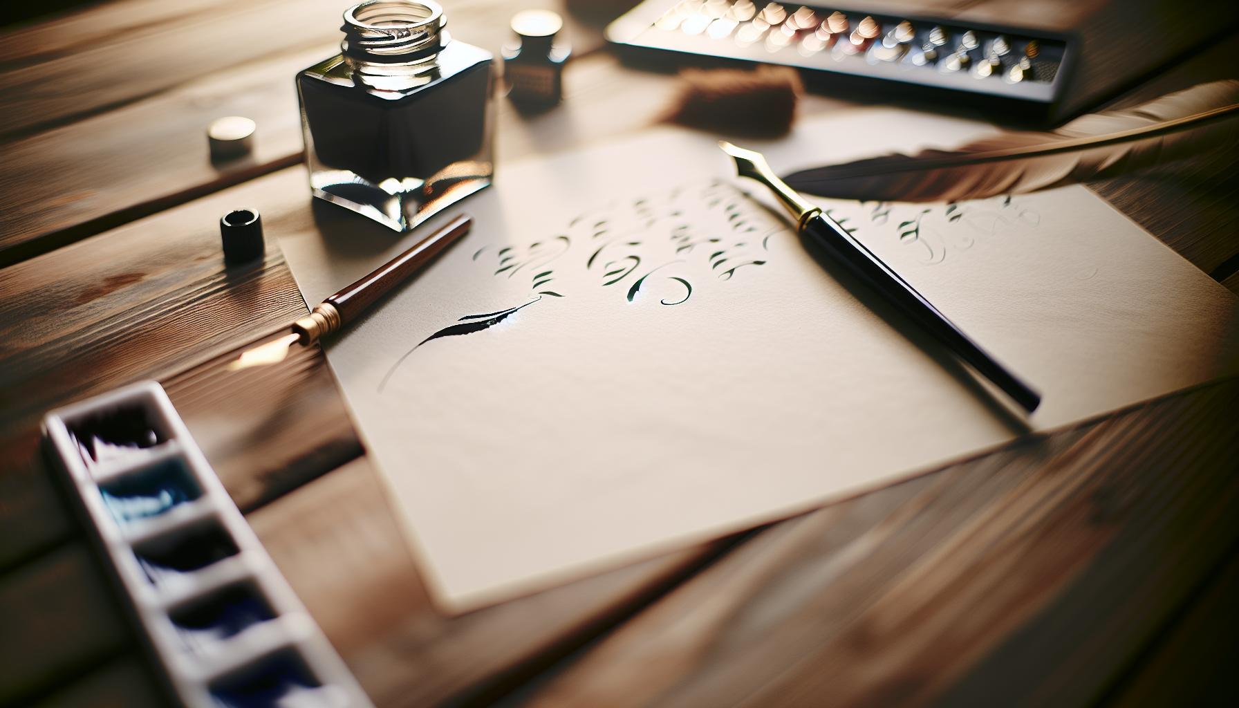 Getting to Know Your Calligraphy Pen Basics