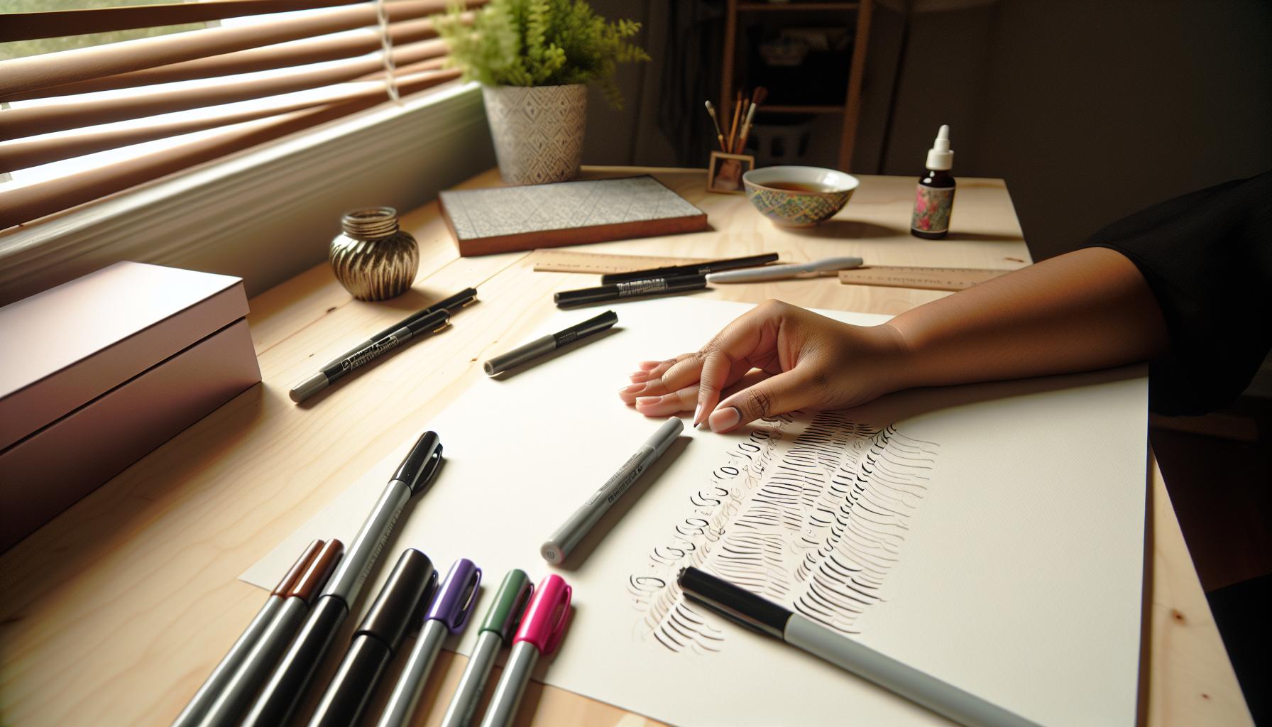 How to Do Faux Calligraphy with a Pen: Gorgeous Lettering Trick 2 Getting Started with Faux Calligraphy Techniques