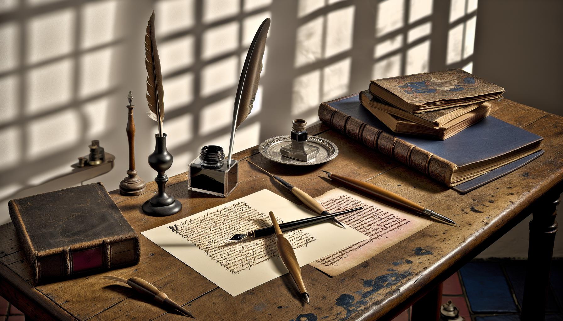 History of Calligraphy Pens: An Artistic Journey