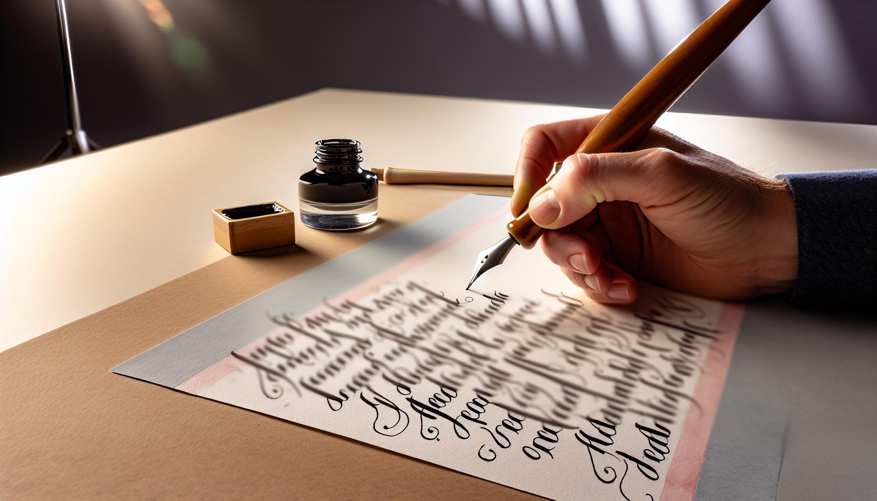 How Calligraphy Dip Pens Work: A Beginner's Guide