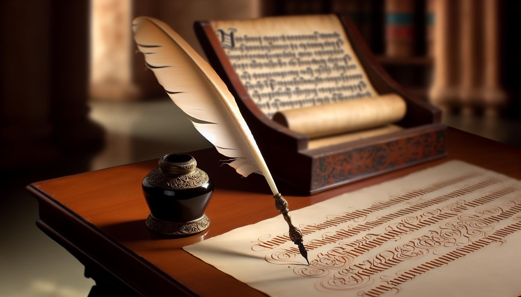 How Calligraphy with a Quill Transformed Art History