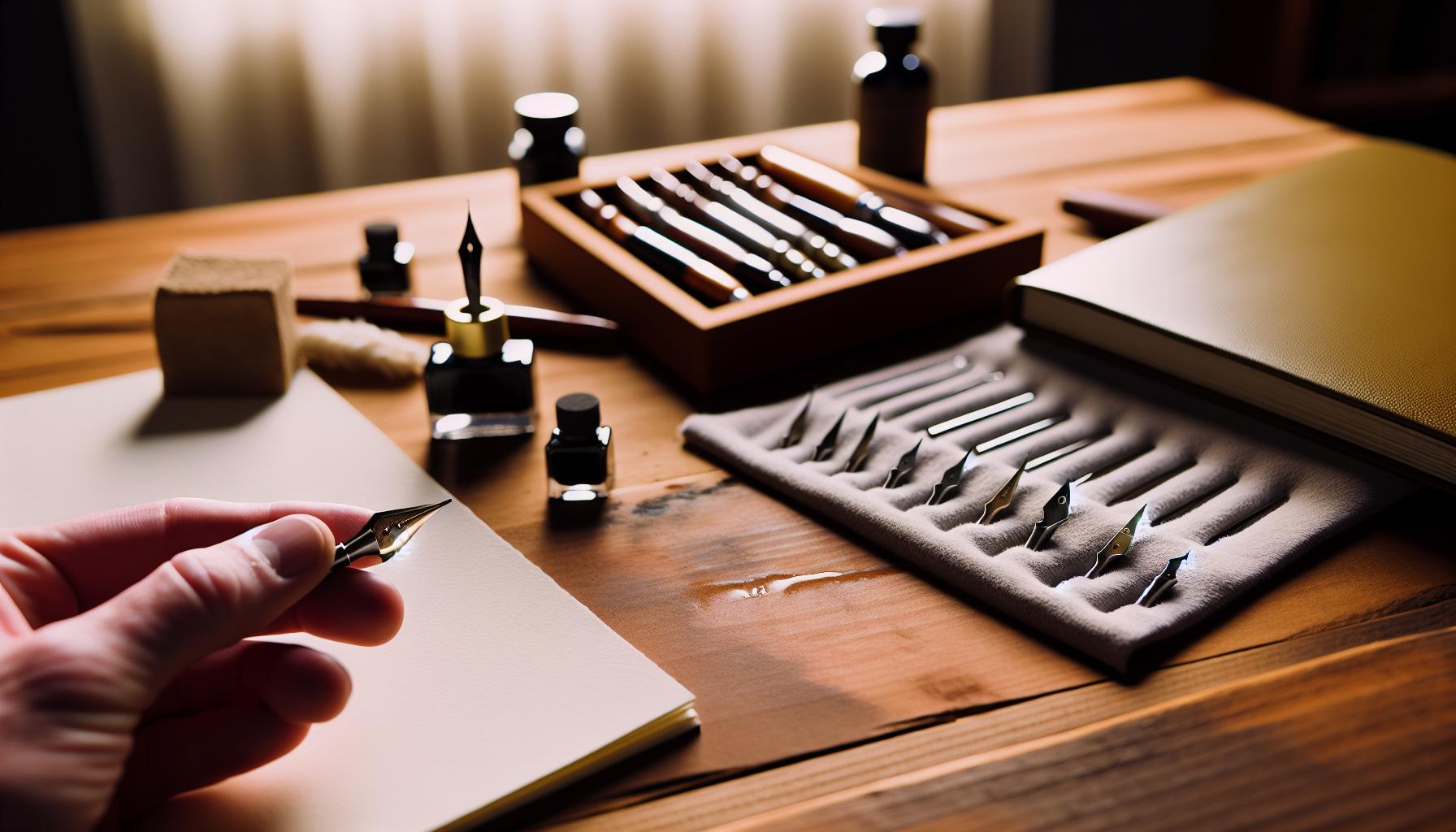 How to Choose the Right Calligraphy Pen Nib for Maintenance