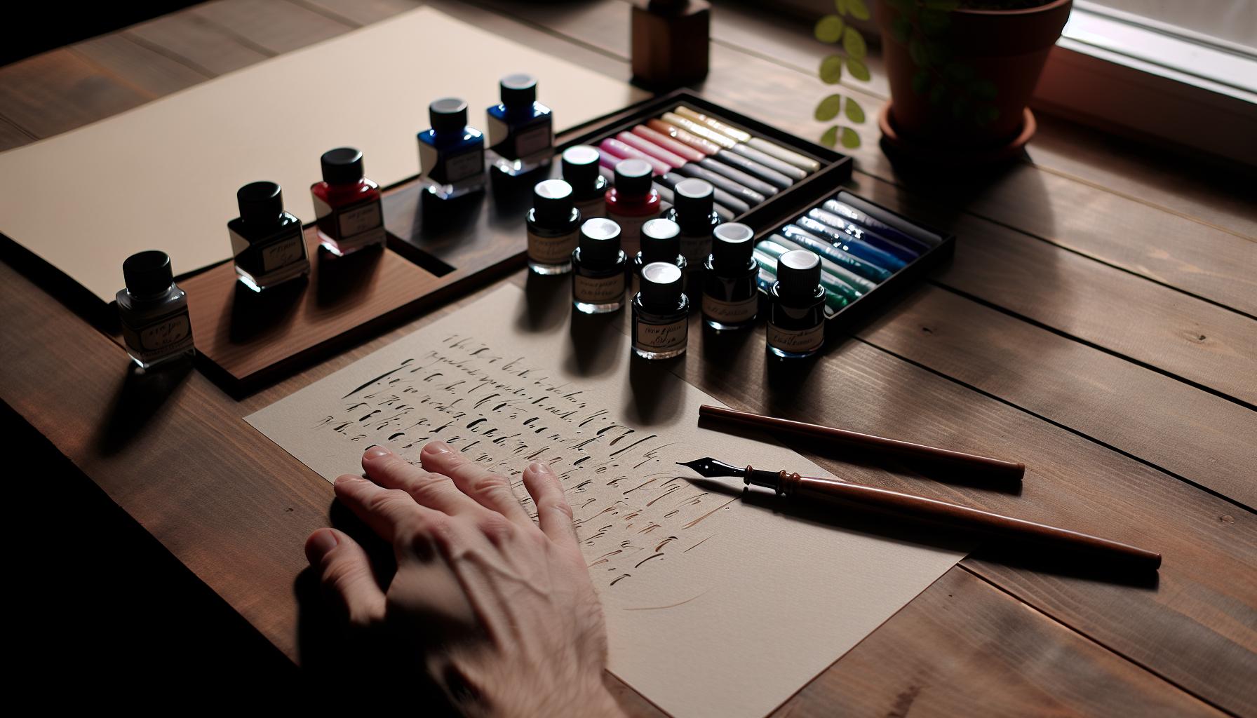 How a Calligraphy Pen Works: Understand Your Tool Better 3 How to Choose the Right Ink for Your Calligraphy Pen