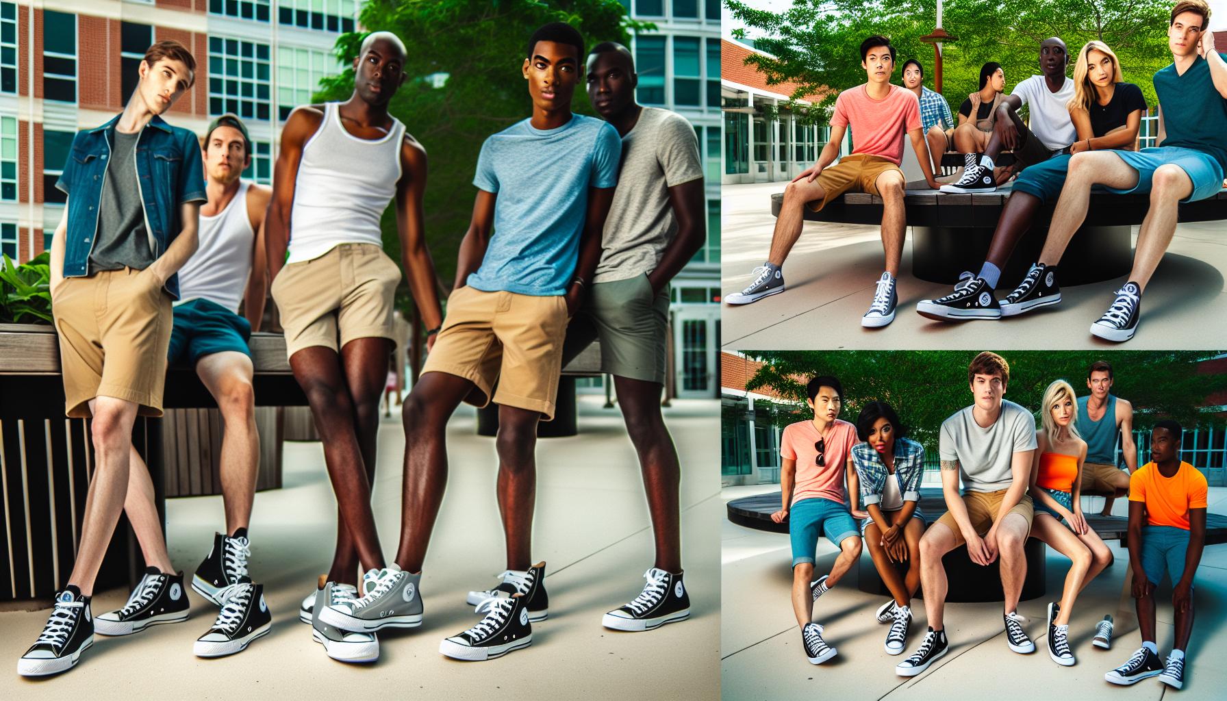 How Chuck Taylors and Shorts Work Together