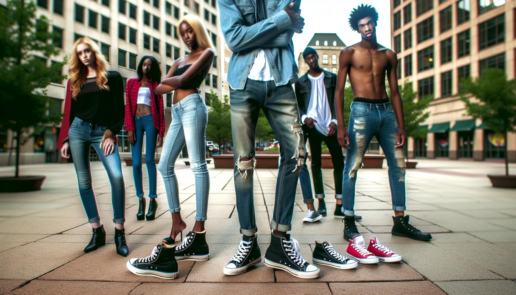 How Chuck Taylors and Skinny Jeans Work Together