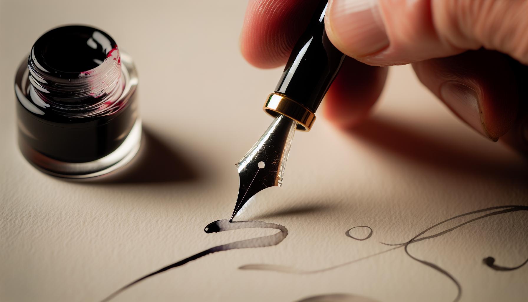 How Ink Flow Works in Calligraphy Pens