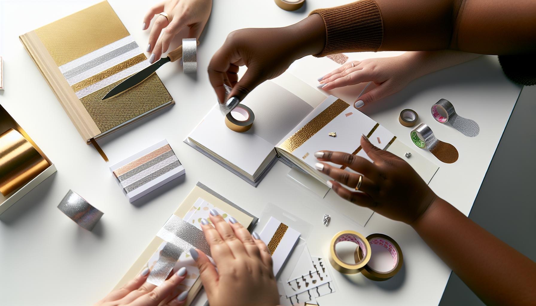 How to Use Foil Washi Tape in Your Projects