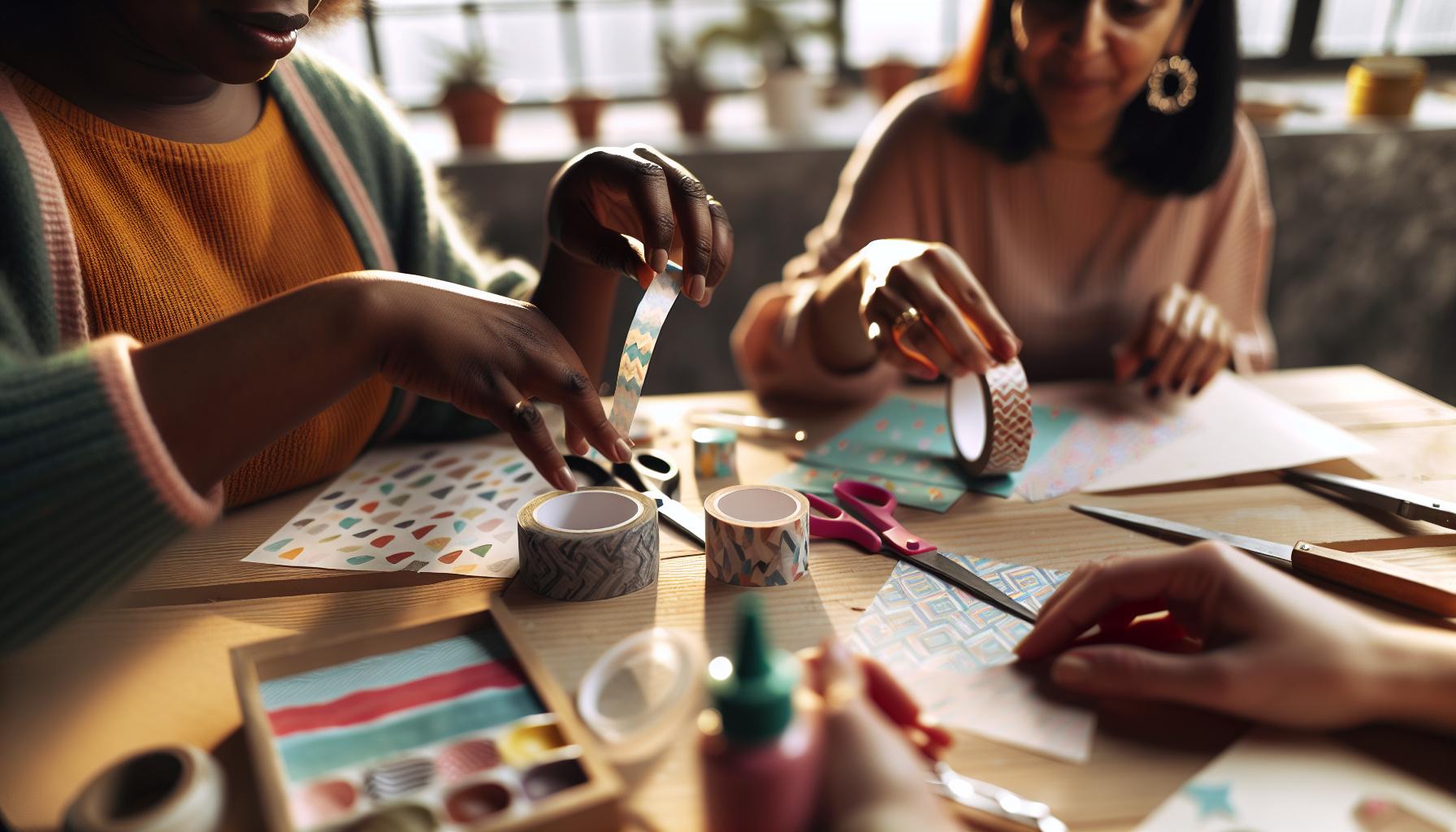 How to Use Masking Tape for Washi Tape Crafting