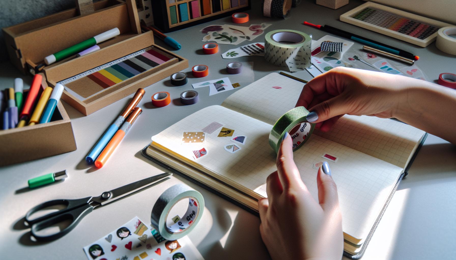 How to Use Washi Tape Stickers: Pre-Cut Convenience 1 How Washi Tape Stickers Transform Your Creativity
