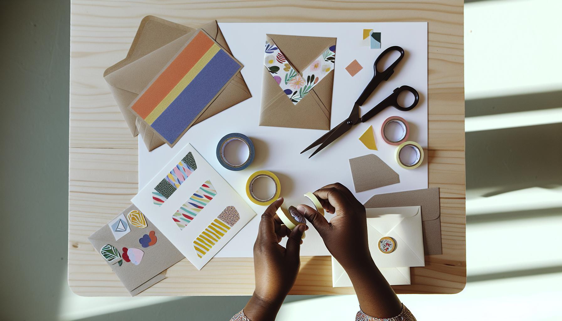 How Washi Tape Transforms Ordinary Envelopes