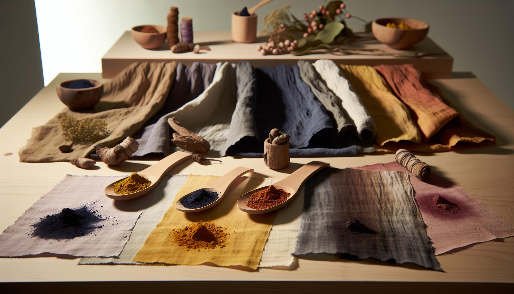 Incorporating Natural Dyes and Textures