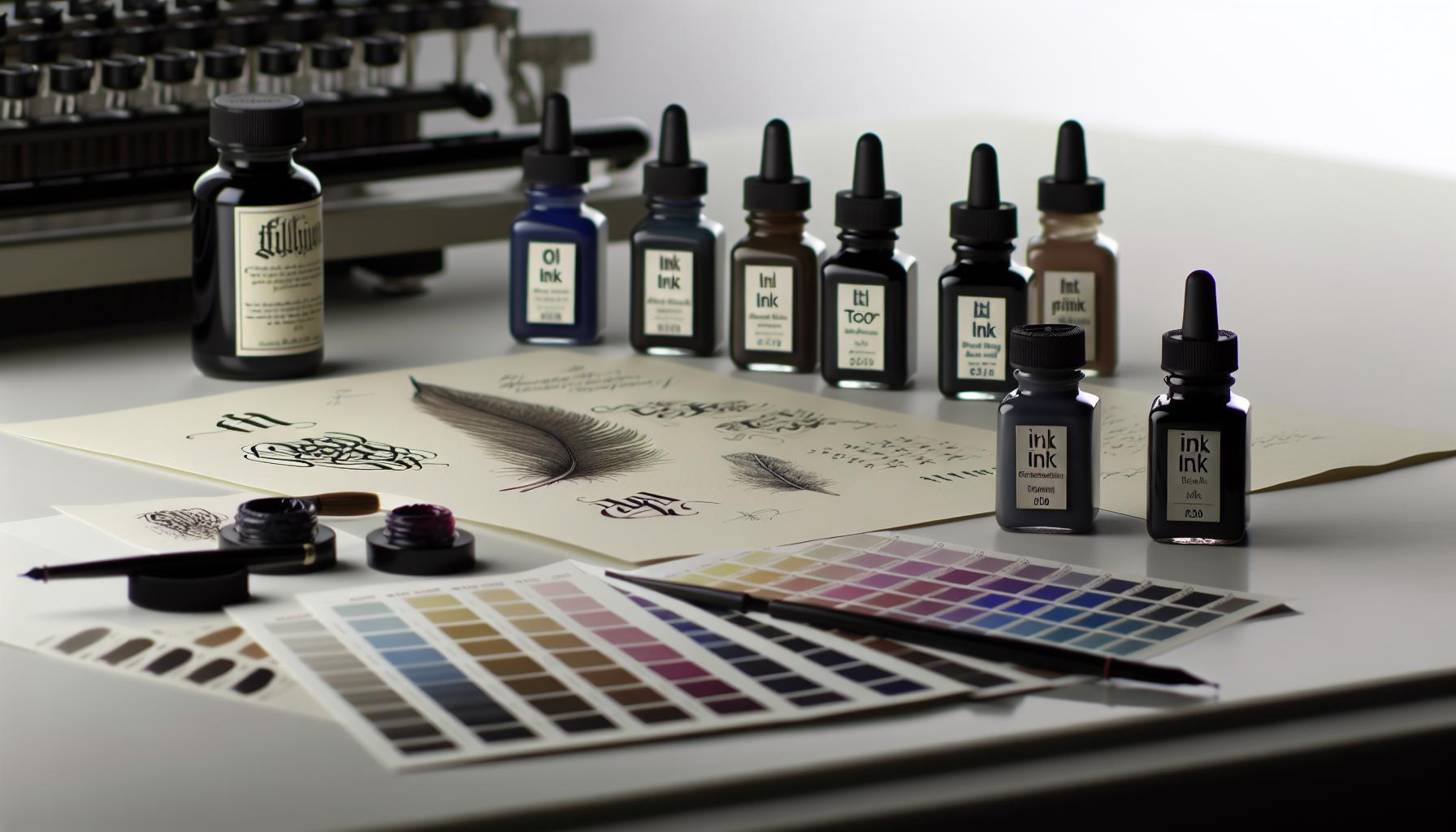 Inking Options: Ink Types and Their Effects