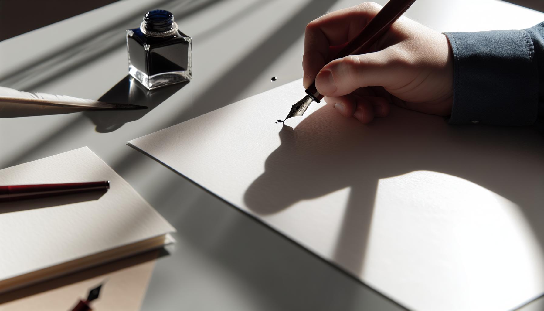 Inking Techniques for Smooth Writing