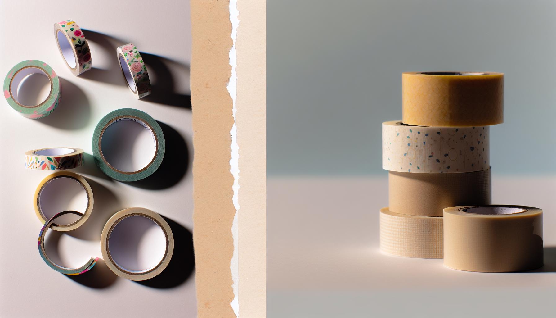 Key Differences Between Washi Tape and Masking Tape