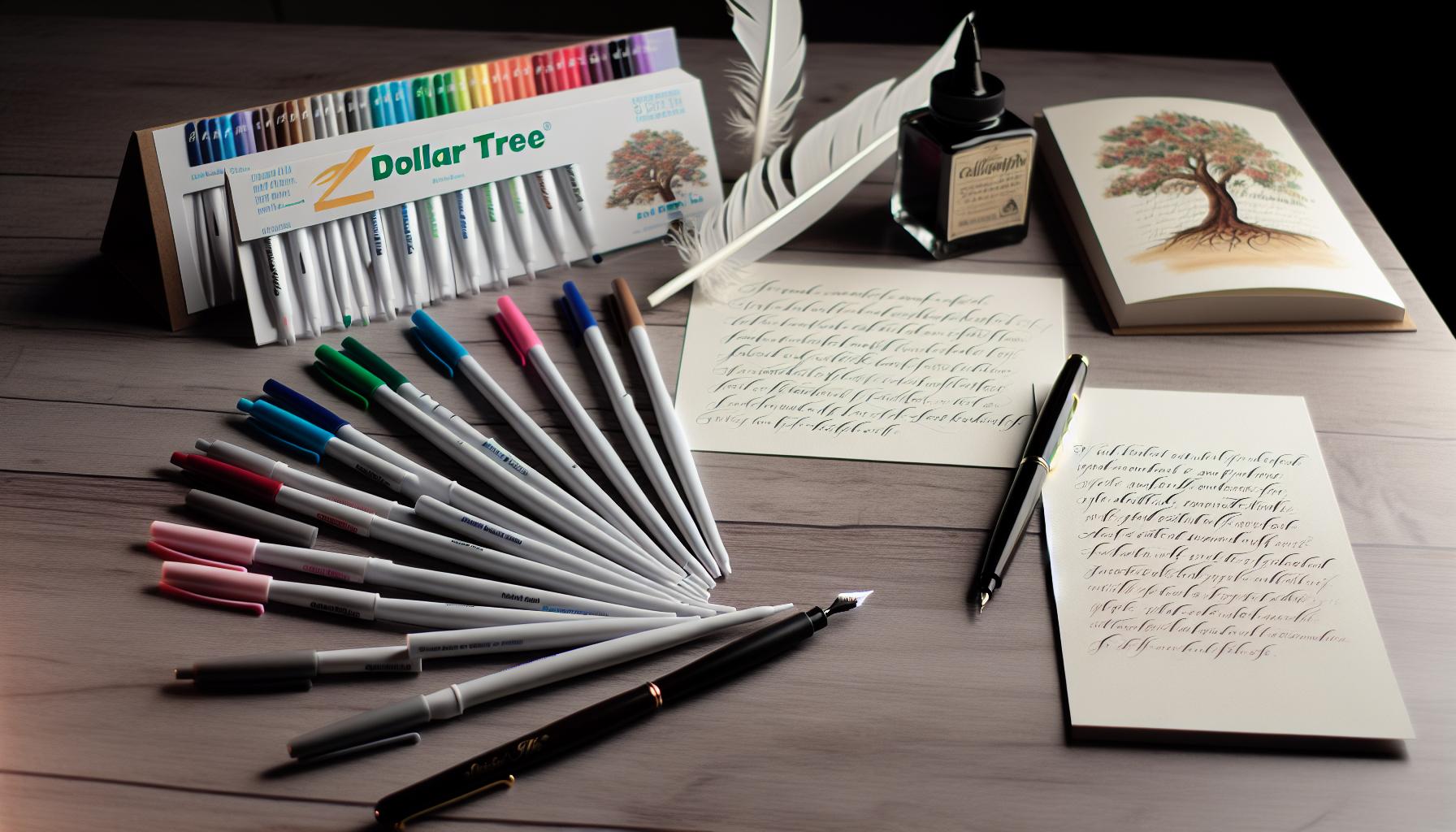 Key Features of Dollar Tree Calligraphy Pens