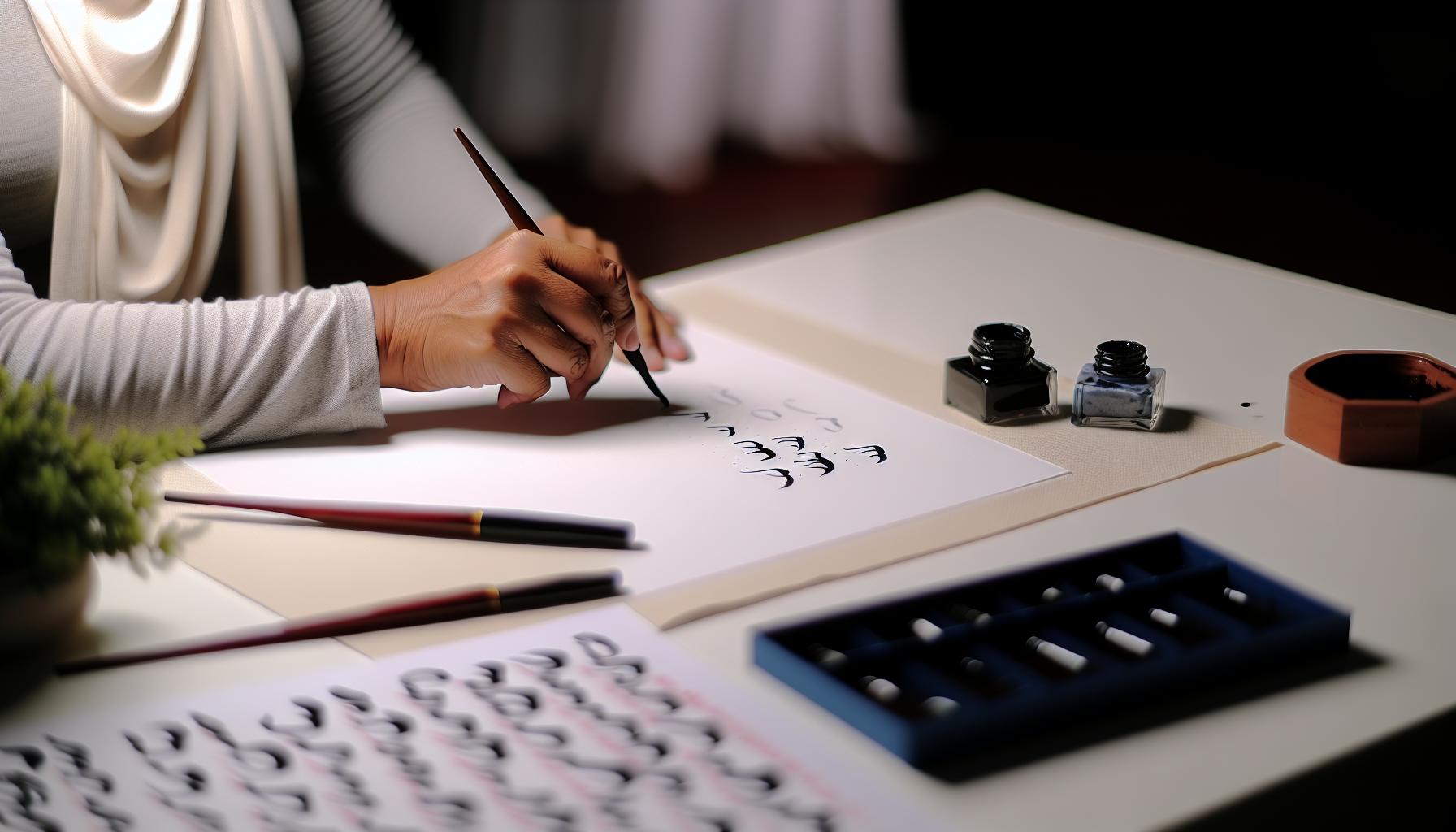 Mastering the Basic Calligraphy Strokes