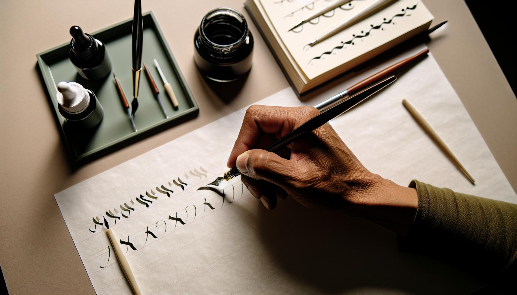 Mastering Basic Calligraphy Strokes