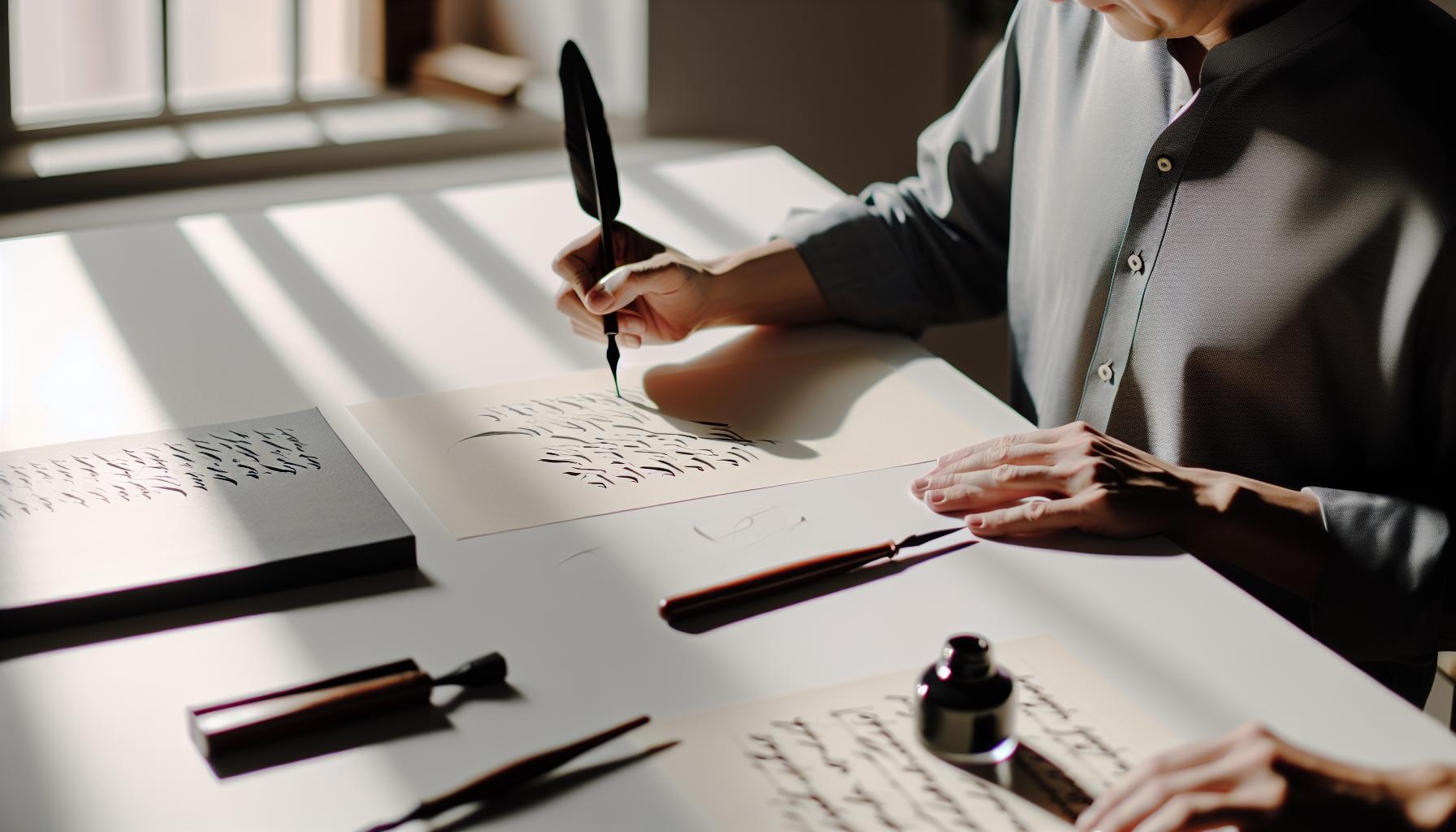 Mastering Basic Calligraphy Strokes