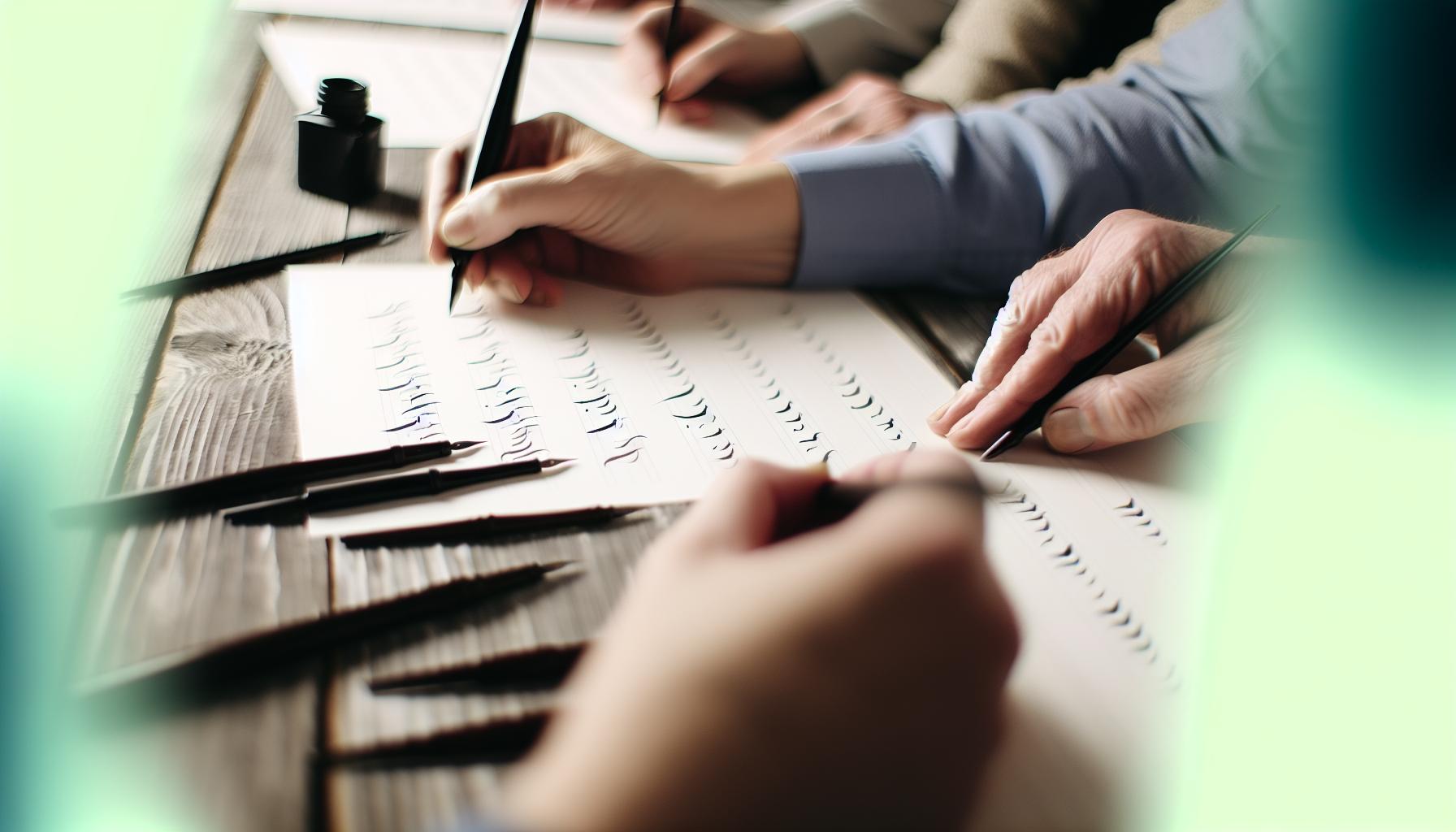 Mastering Basic Calligraphy Strokes