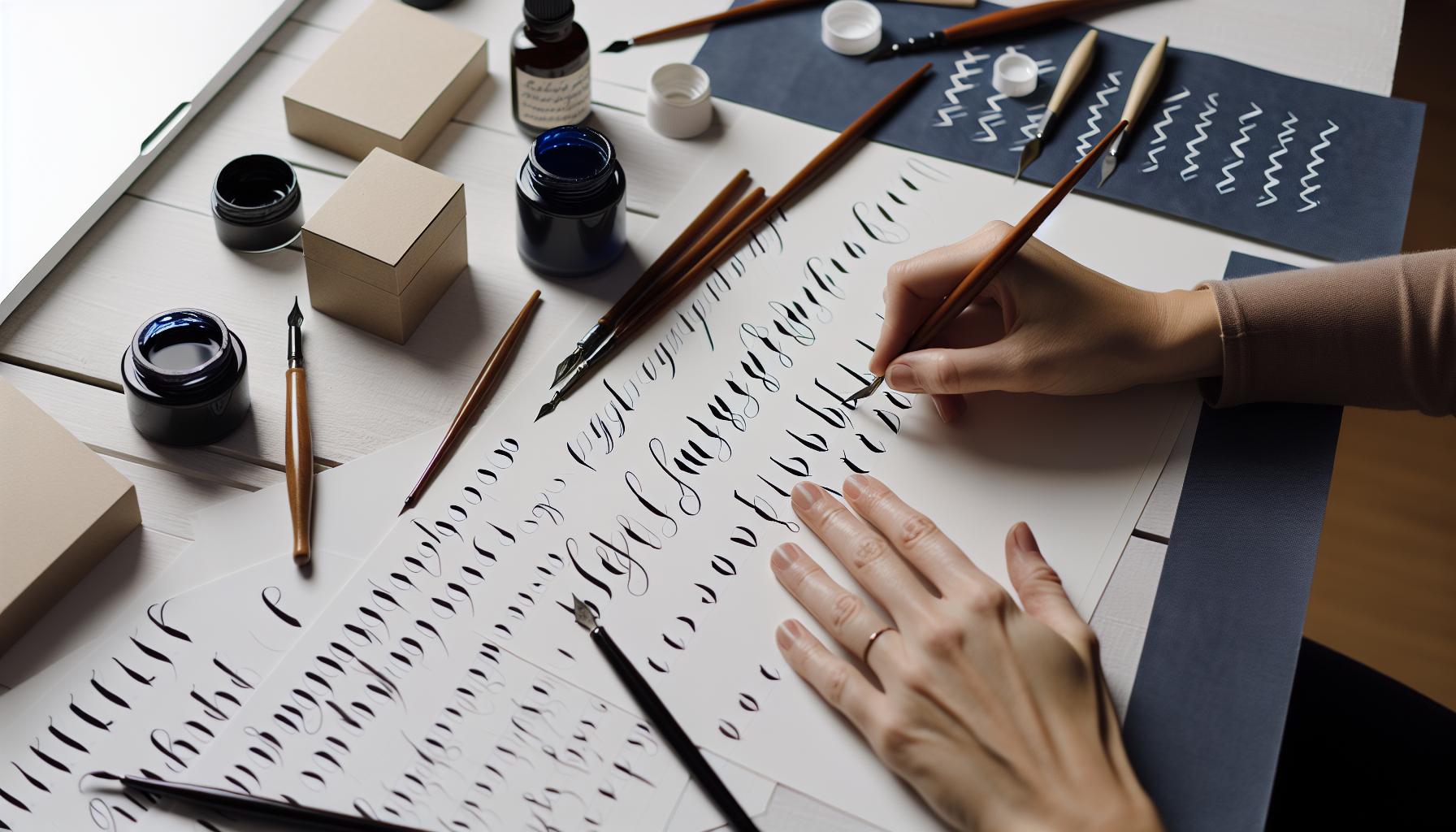 Mastering Basic Calligraphy Strokes and Techniques