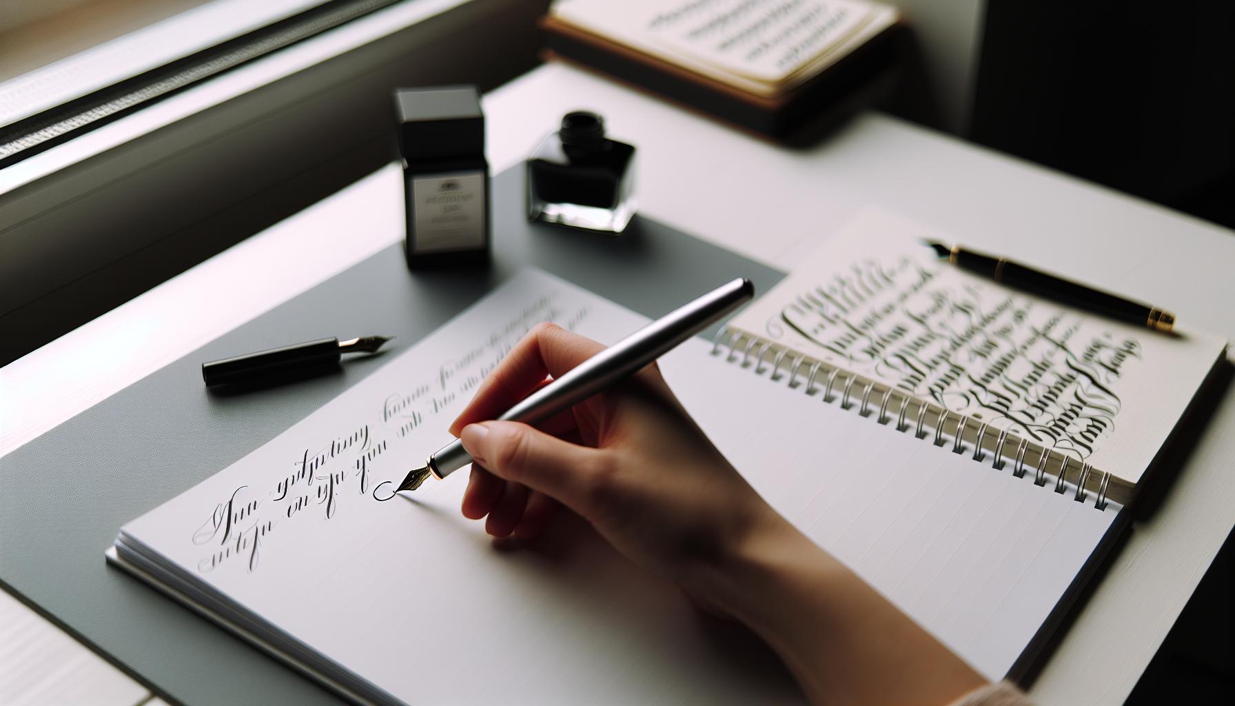 Mastering Basic Calligraphy Techniques with Your Parker Pen