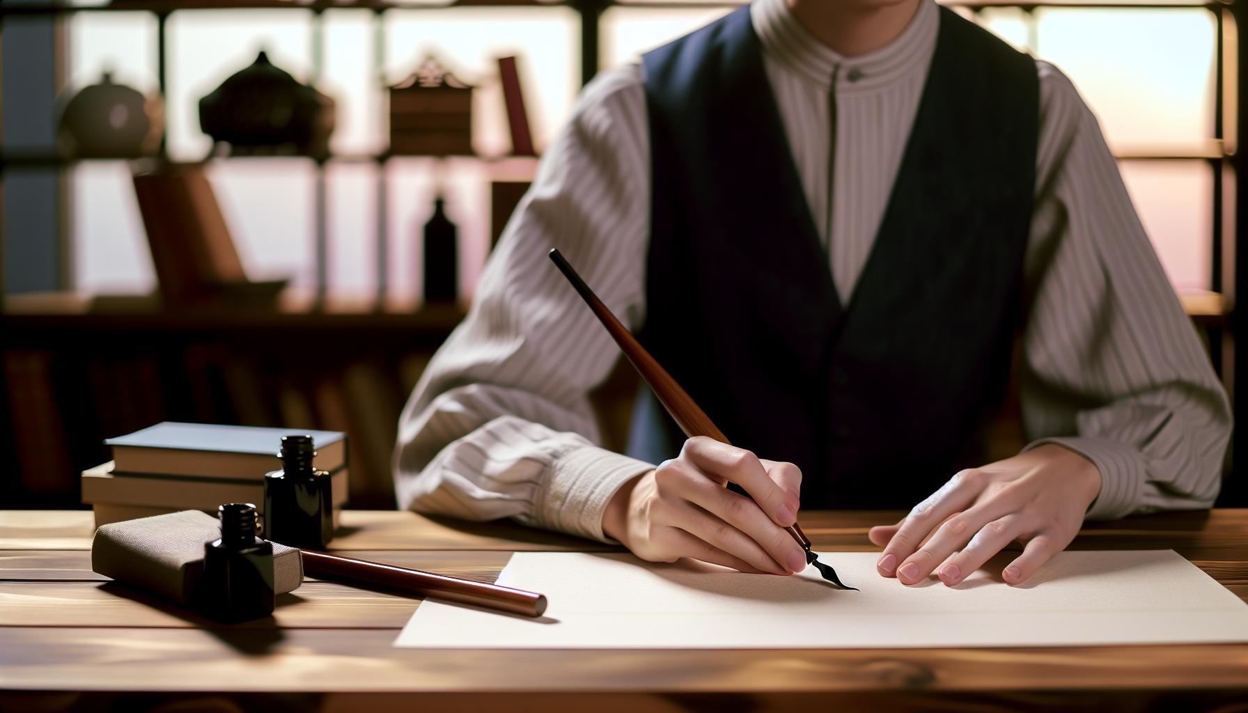 Mastering Calligraphy Grip and Posture