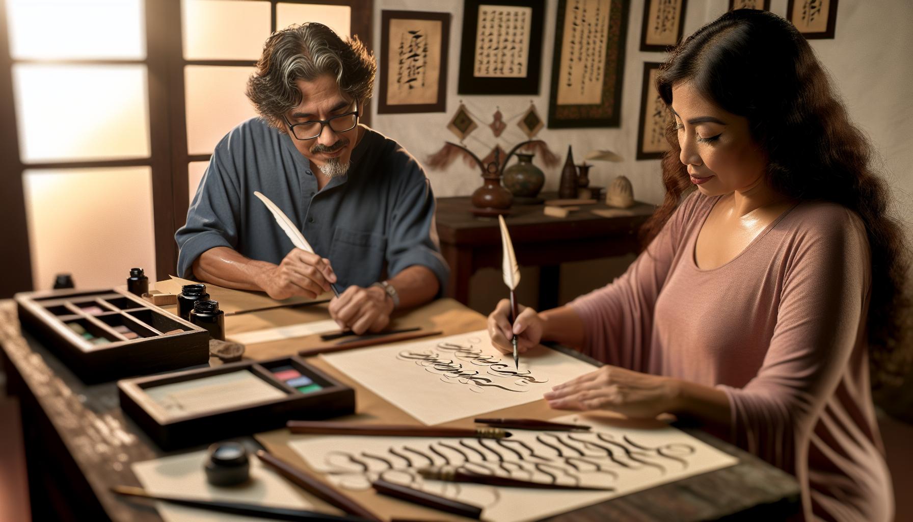 How to Write Calligraphy with a Fountain Pen: Elegant Letters Fast 3 Mastering Calligraphy Techniques: Strokes That Wow