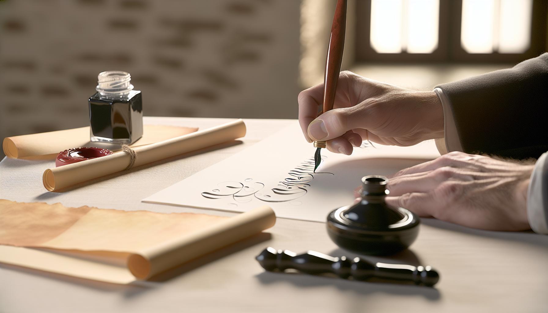 How to Write Calligraphy Letters with Brush Pen: Form Beautiful Words 3 Mastering Flourishes and Embellishments