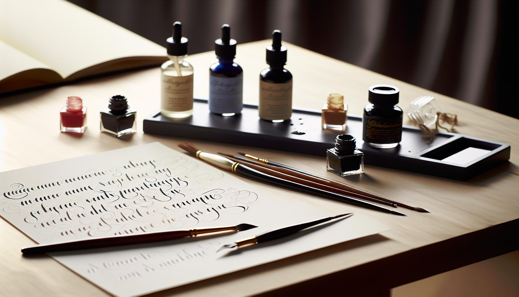 Mastering Ink Types: The Heart of Calligraphy