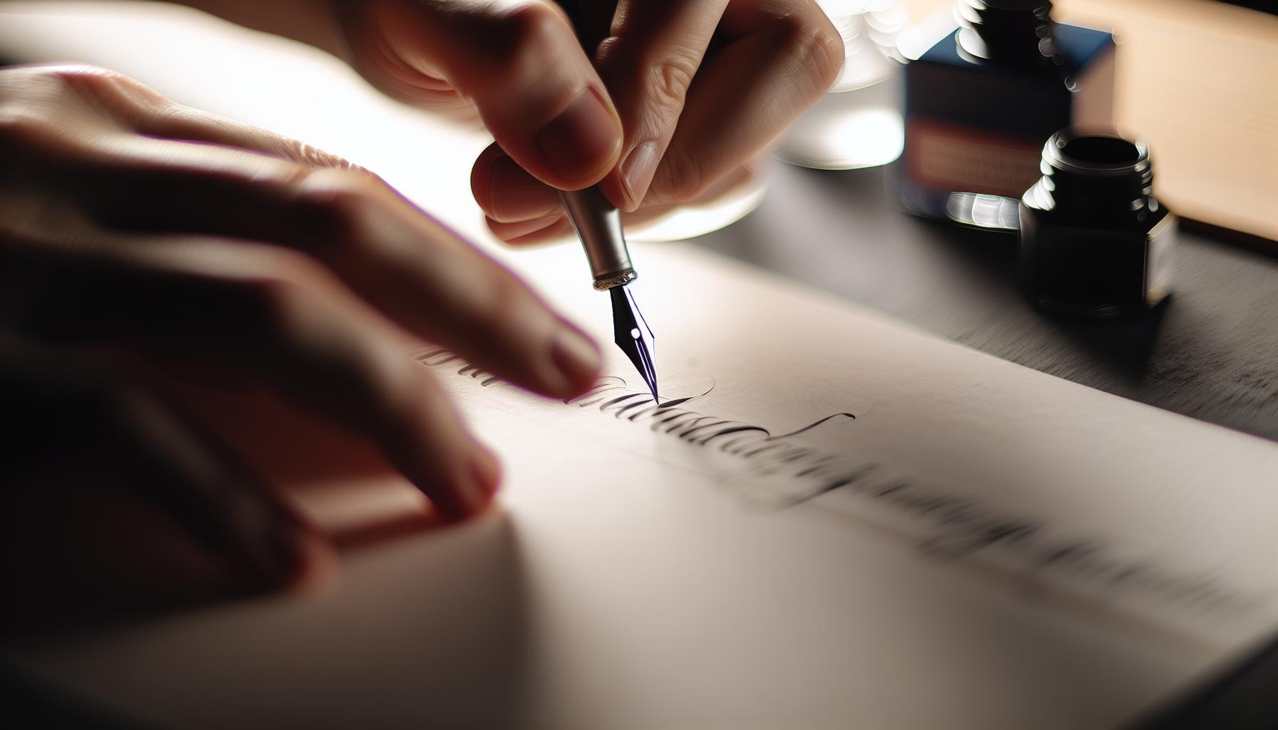 How to Make Calligraphy with a Normal Pen: Transform Any Pen 2 Mastering Pen Angles and Strokes for Calligraphy