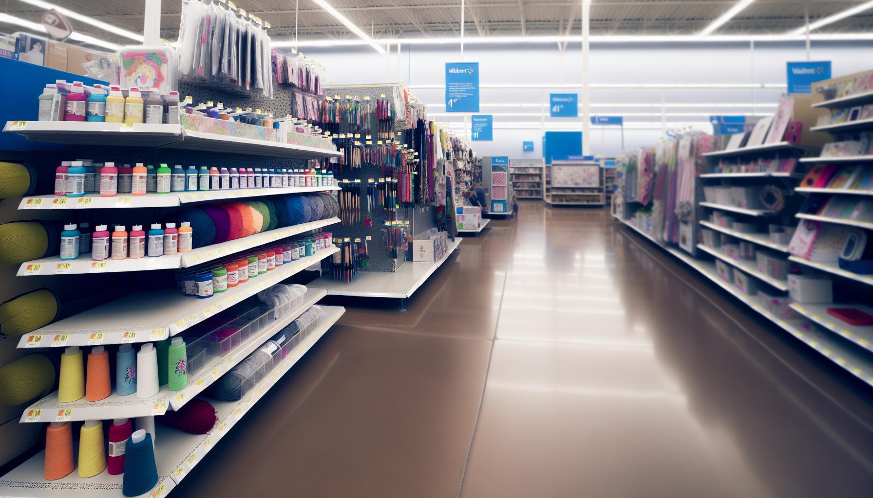 Navigating the Craft Aisle: Walmart Store Layout