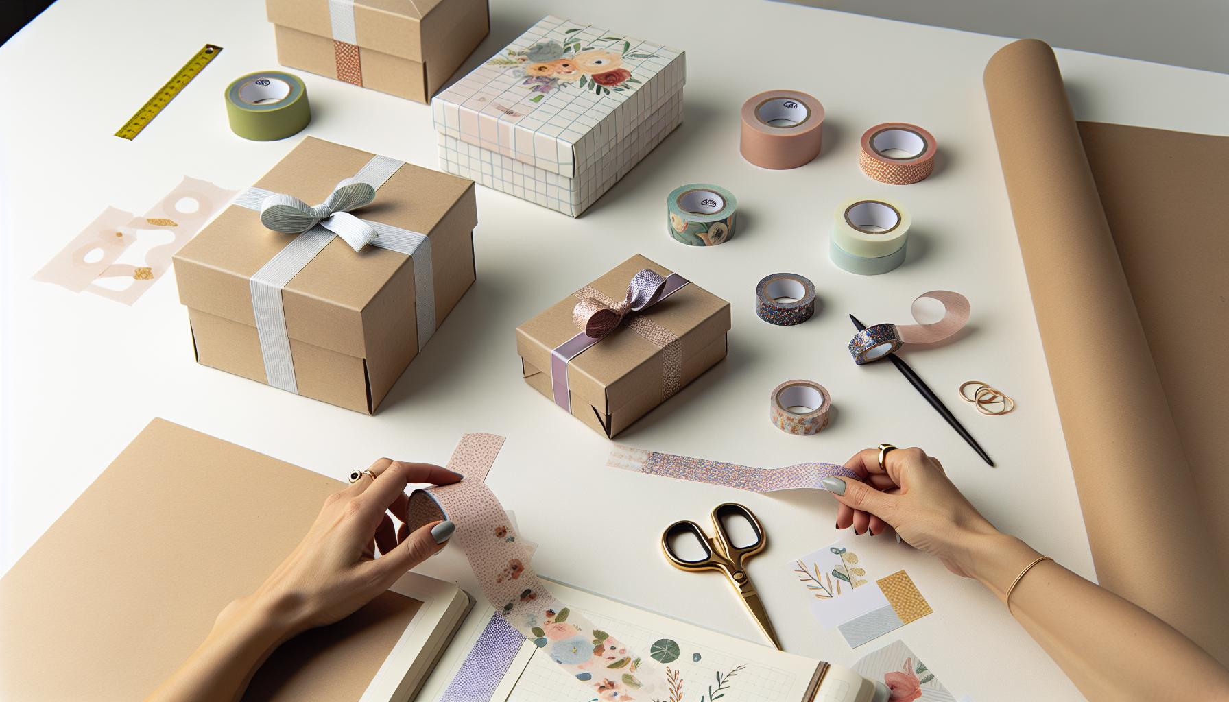 Personalizing Your Washi Tape Gift Toppers