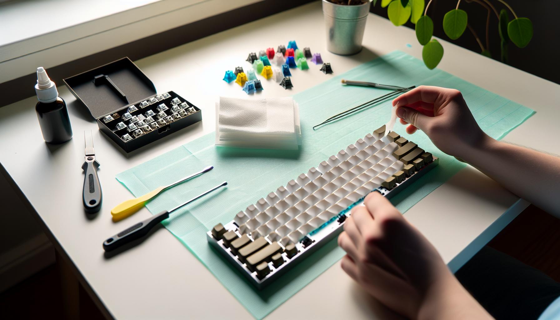 Preparing Your Keyboard for Decoration