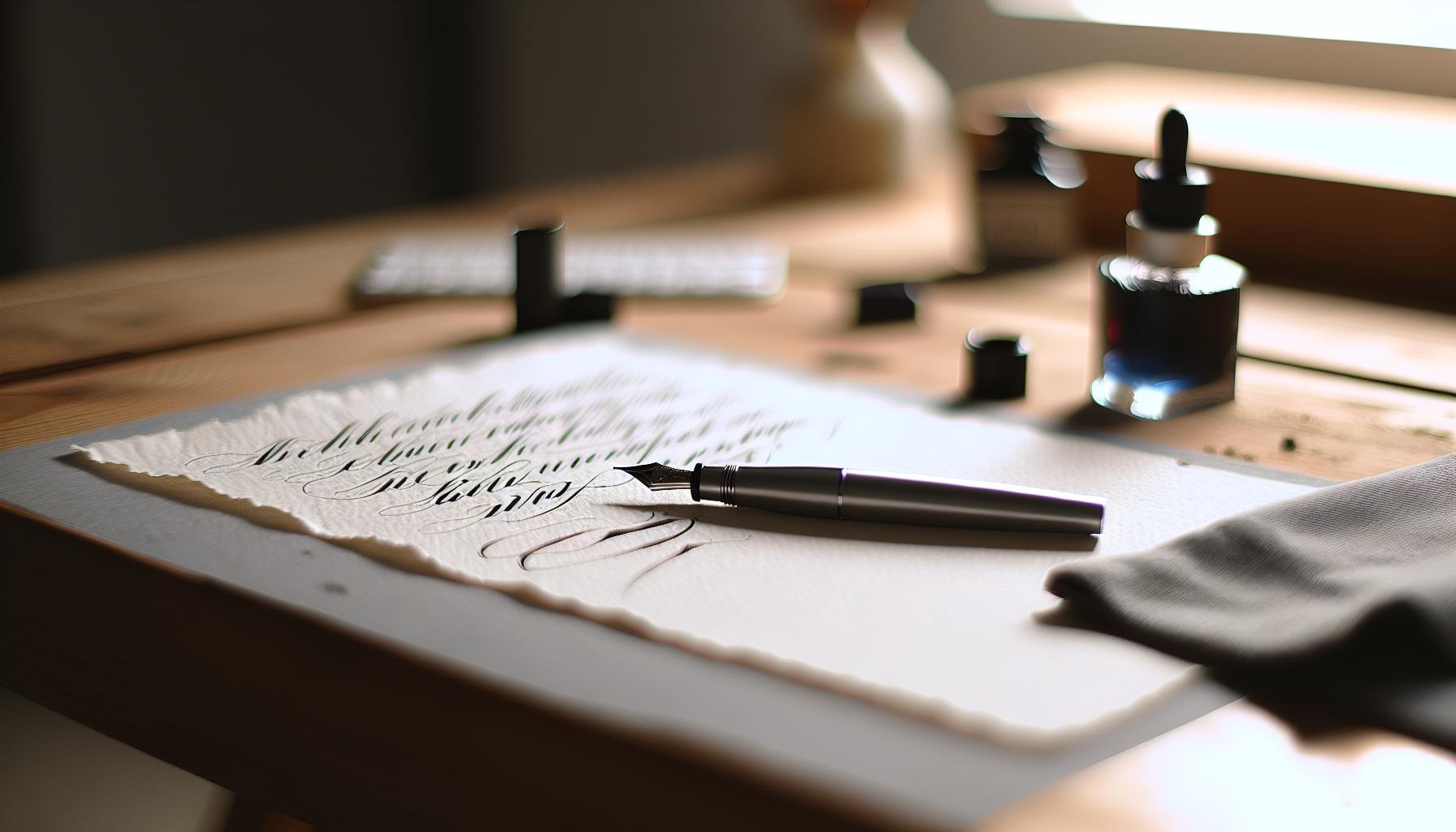 Can You Do Calligraphy with a Fountain Pen: Yes—Here's How