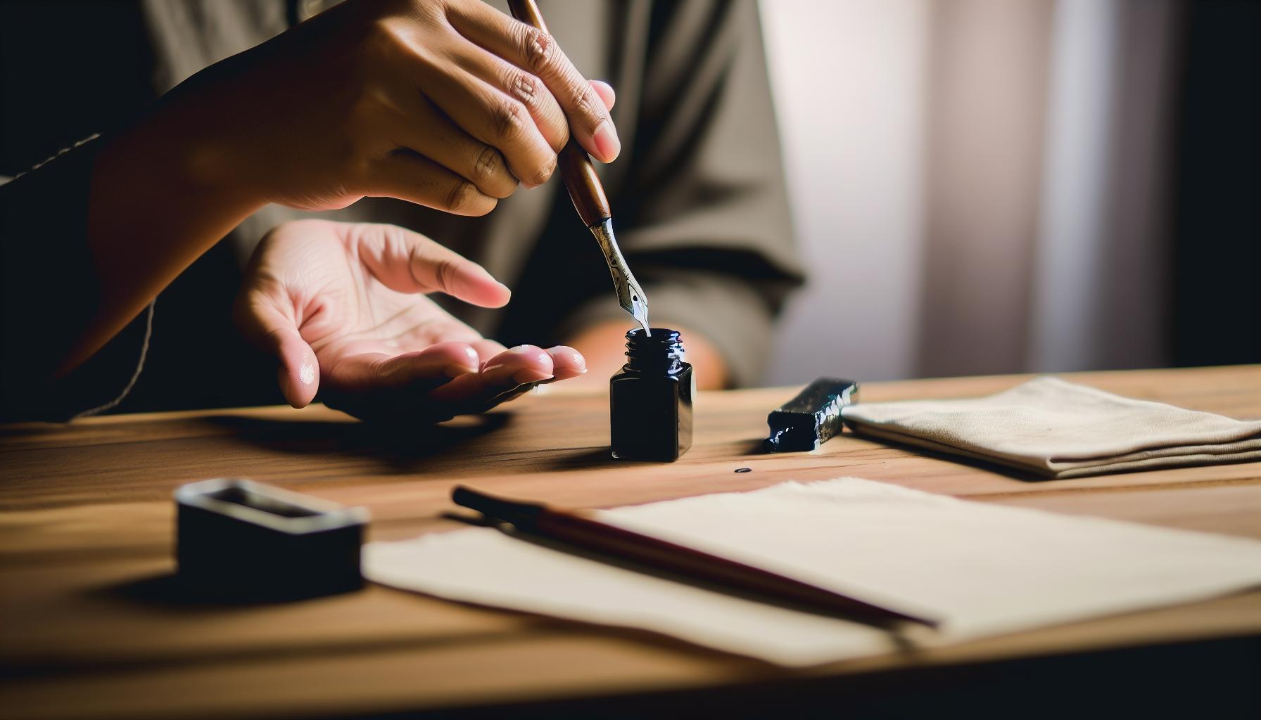 How to Prepare a Calligraphy Pen: Ready Your Tool for Writing