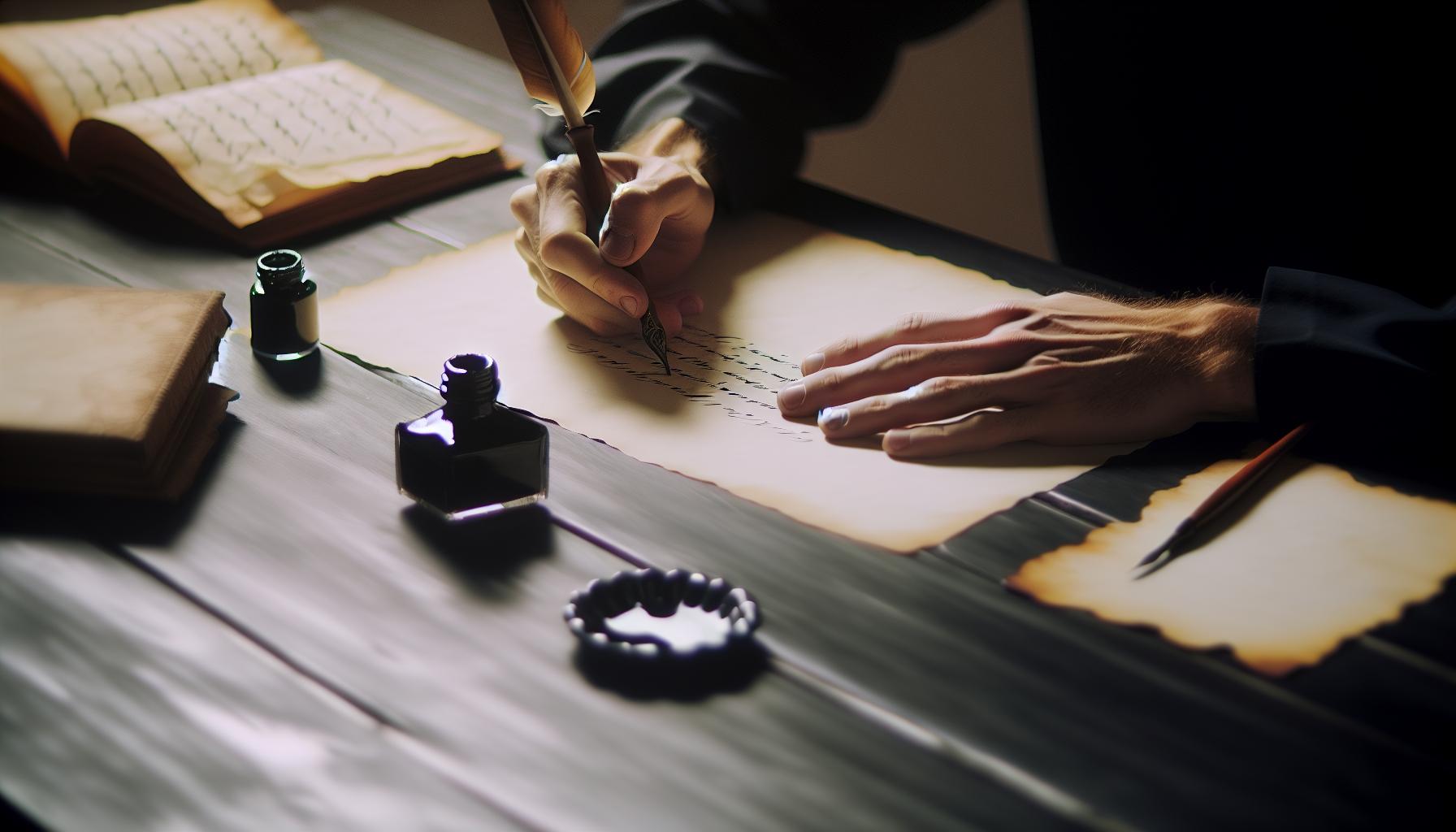 How to Use Calligraphy Ink Pen: Traditional Method Tutorial