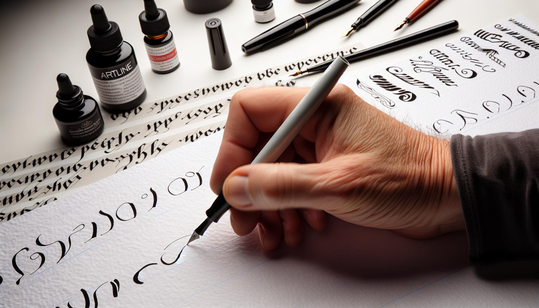 How to Use Calligraphy Pen Artline: Quality Tool Tutorial