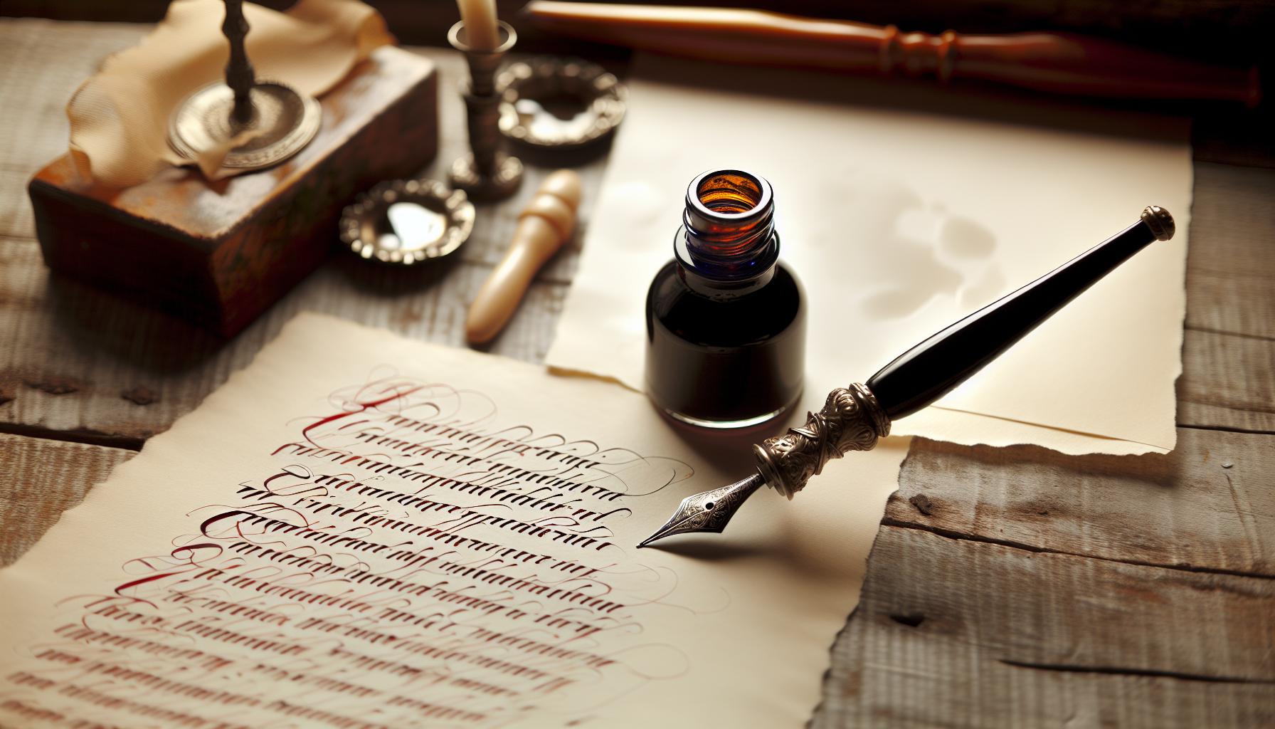 How to Use Dip Pen Calligraphy: Classic Art Form Simplified