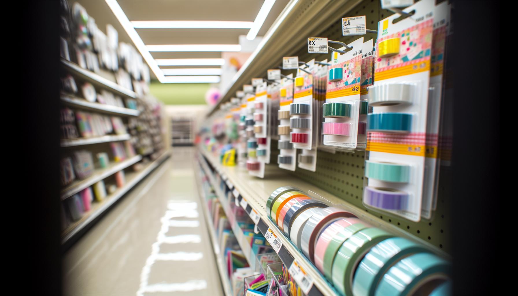 Where Is the Washi Tape at Dollar Tree? Aisle Location Tips 1 Where Is the Washi Tape at Dollar Tree? Aisle Location Tips