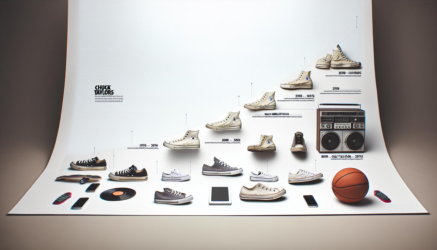 Sales Milestones of Chuck Taylors: An Overview