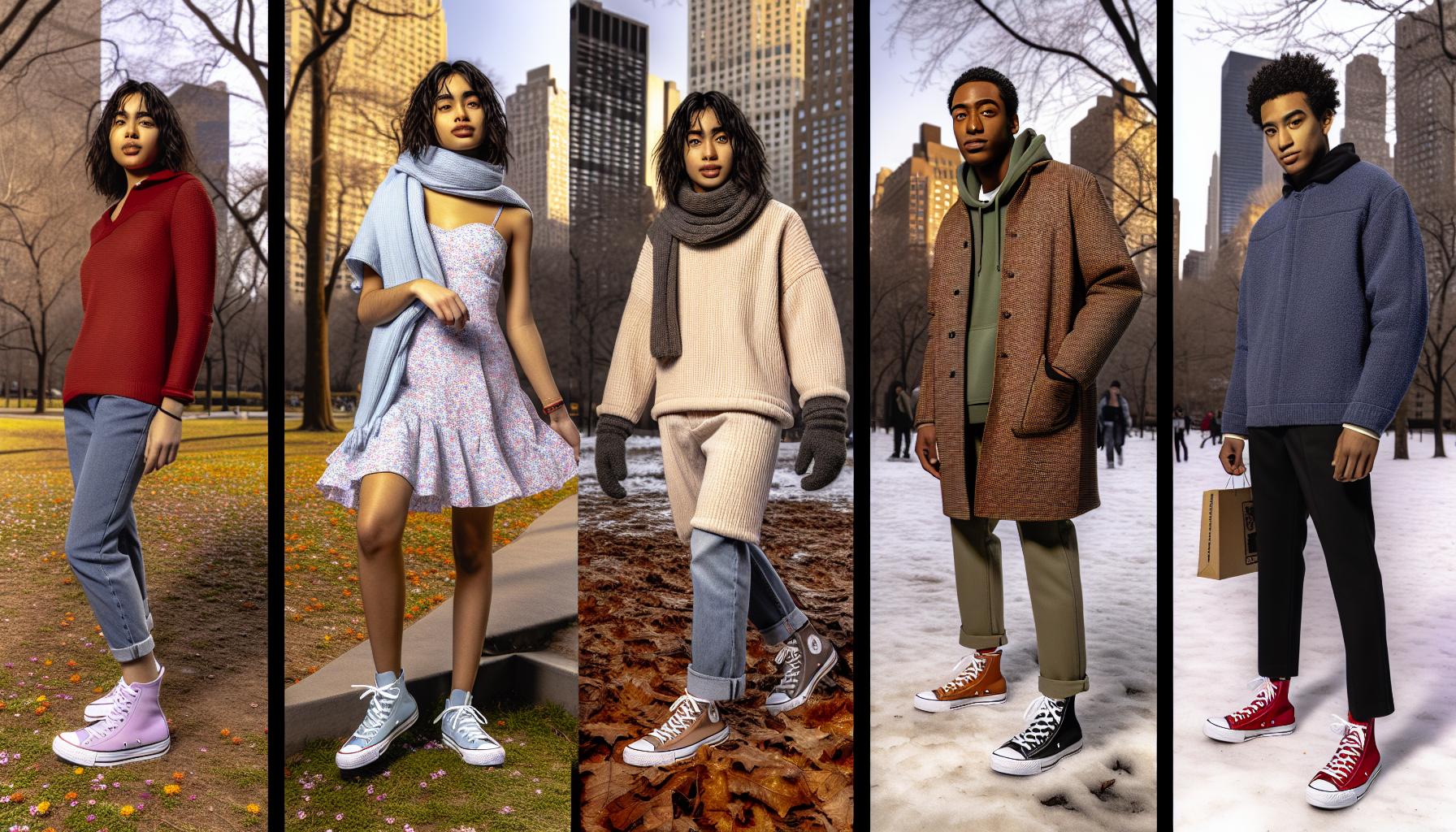 How to Wear White Chuck Taylors: Keep Them Fresh and Stylish 3 Seasonal Styling: Wearing Chuck Taylors Year-Round