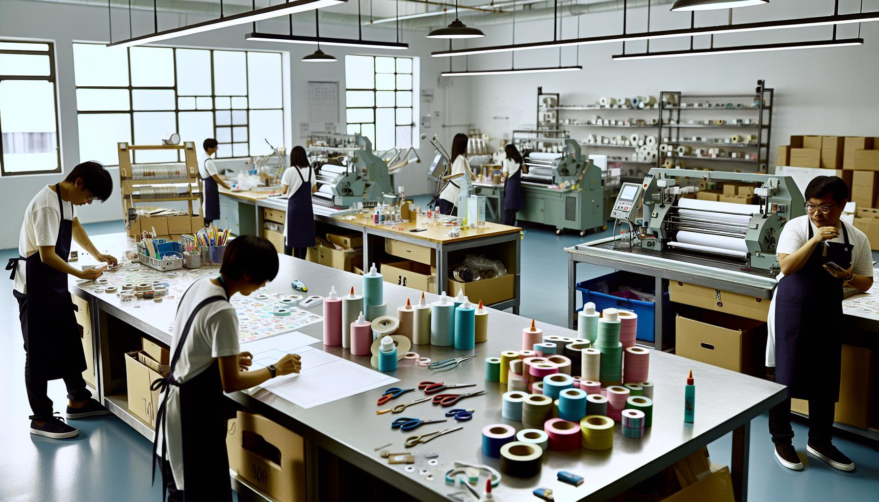 Setting Up Your Washi Tape Manufacturing Space