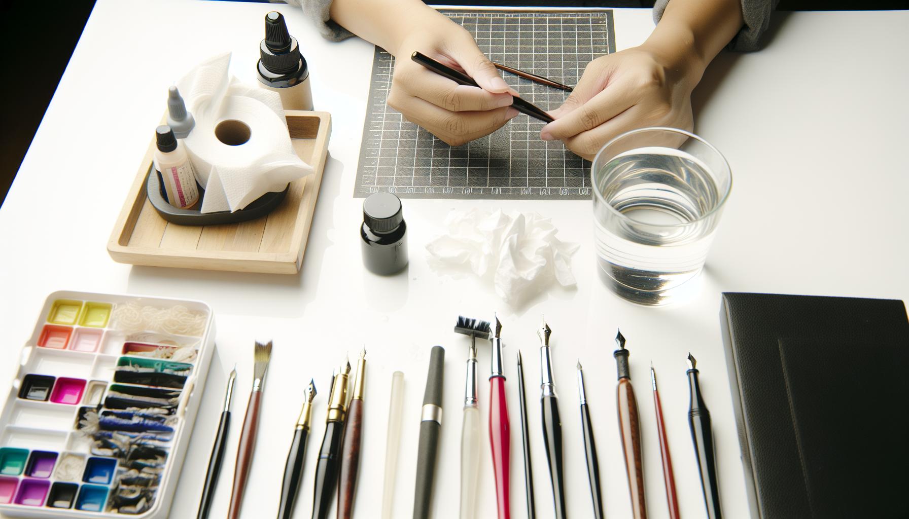 Simple Techniques to Clean Dirty Calligraphy Pens