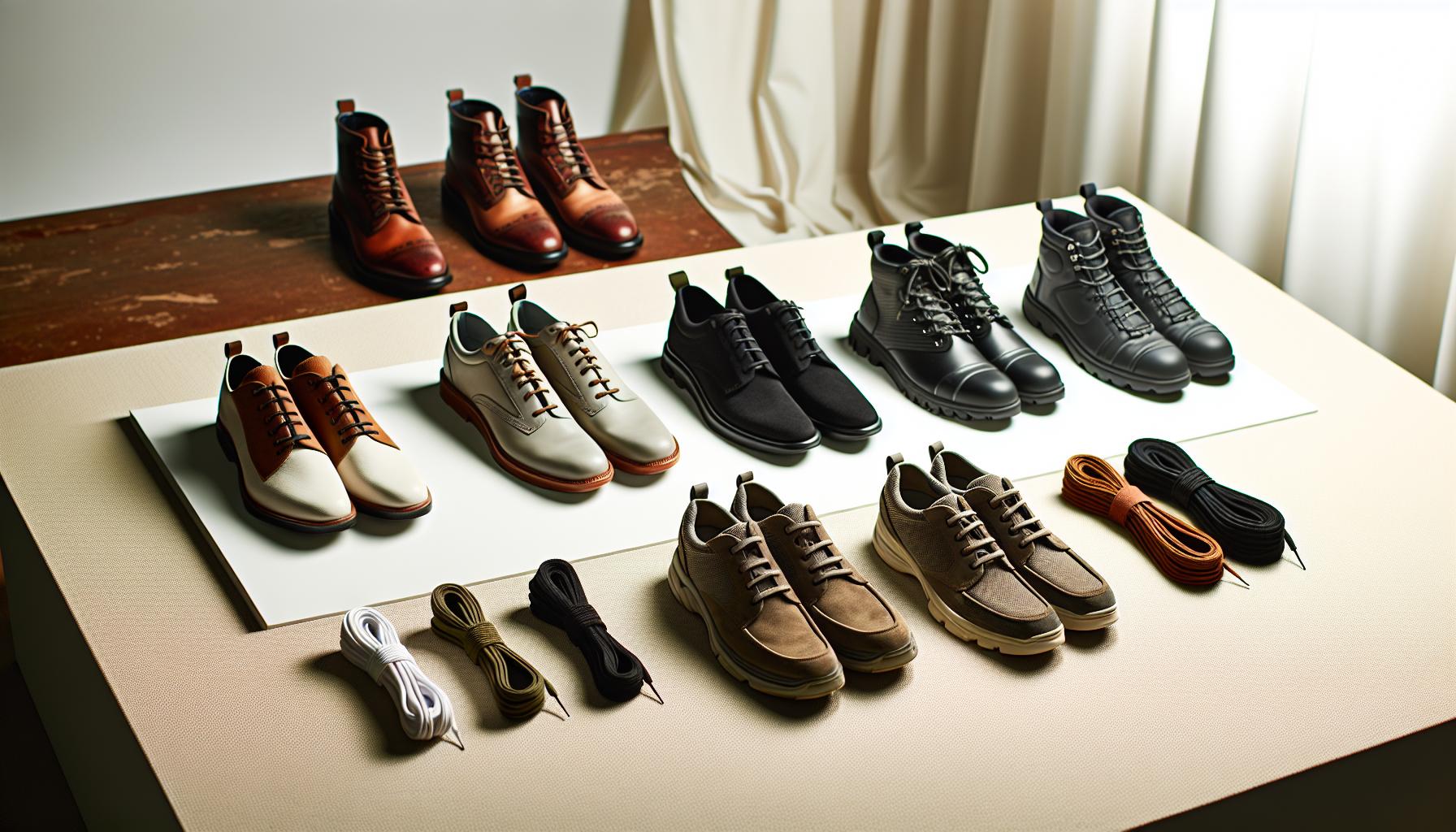 Standard Shoelace Lengths for Different Styles