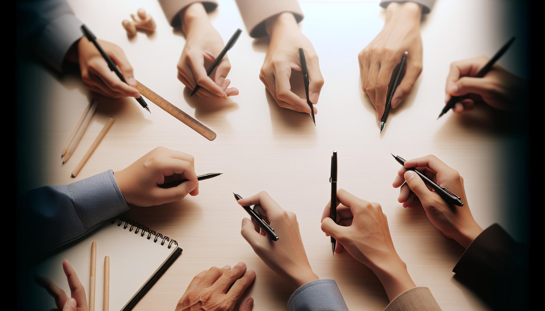 Step-by-Step Guide to Holding Your Pen