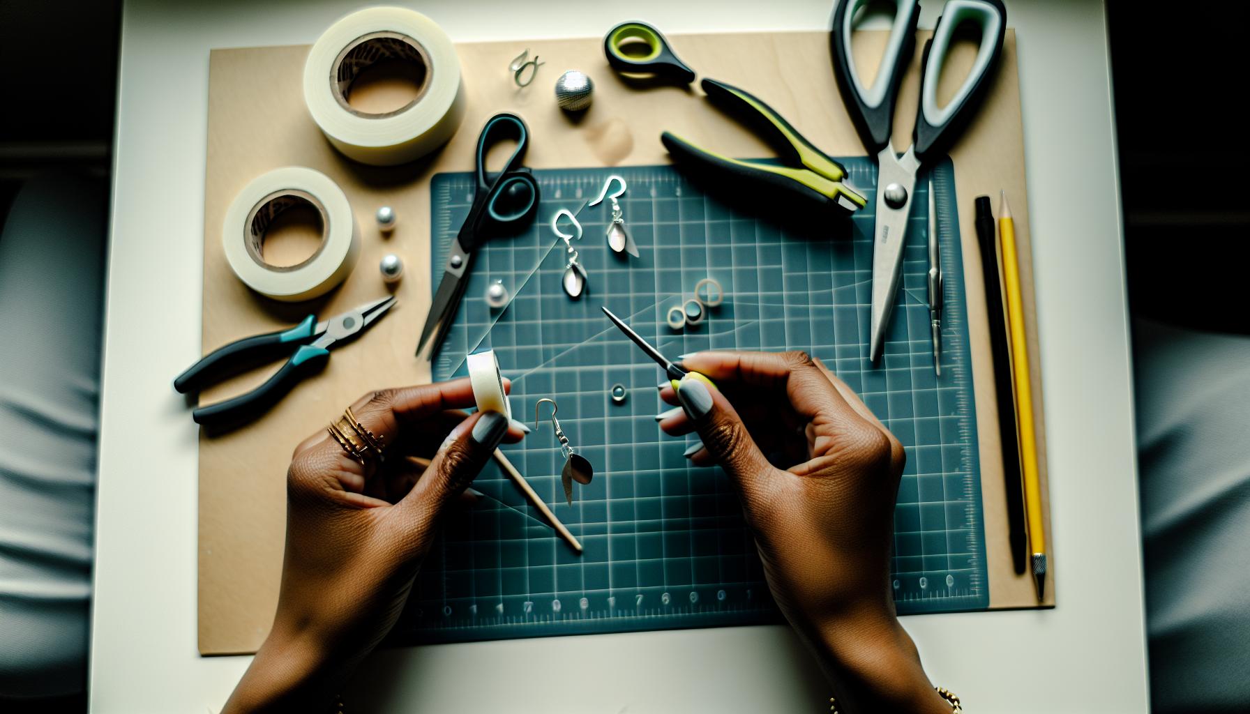 Step-by-Step Guide to Making Washi Tape Earrings