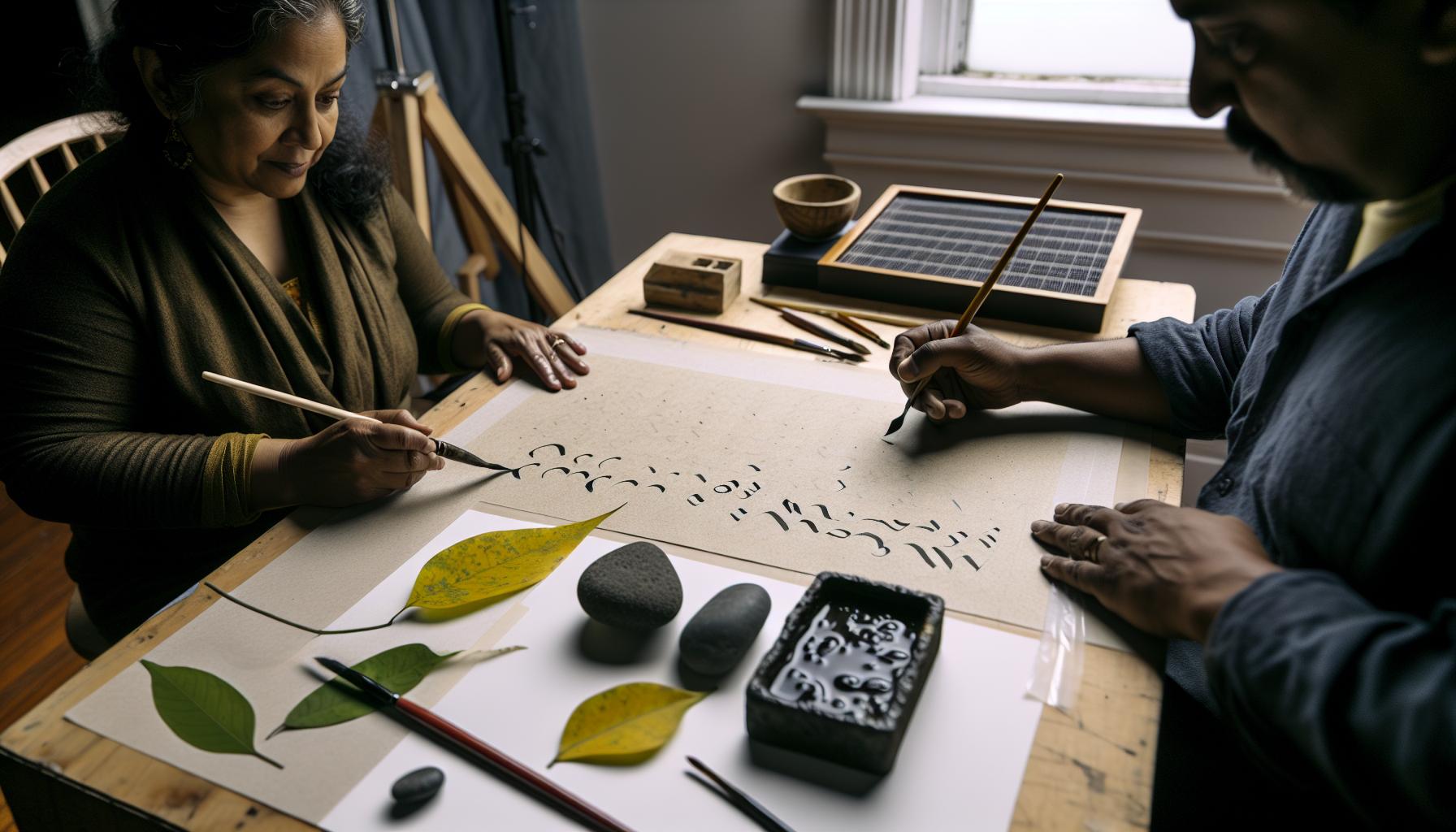 How to Do Calligraphy without a Brush Pen: Alternative Methods 2 Step-by-Step Techniques for Non-Pen Calligraphy