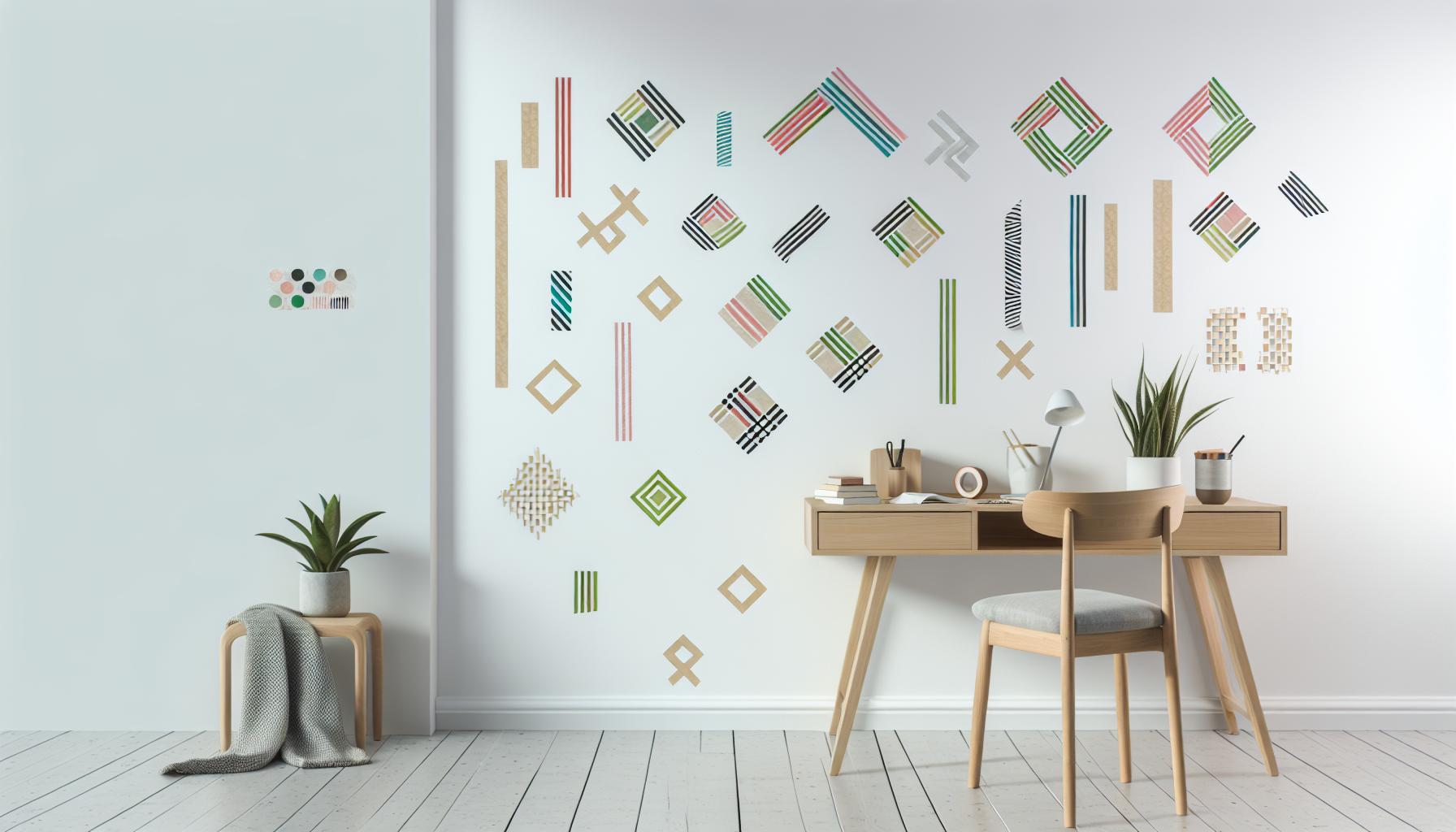 Stylish Ways to Use Washi Tape on Walls